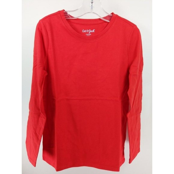 Kids' Long Sleeve T-shirt Set Sz S - White/Red - Picture 4 of 5